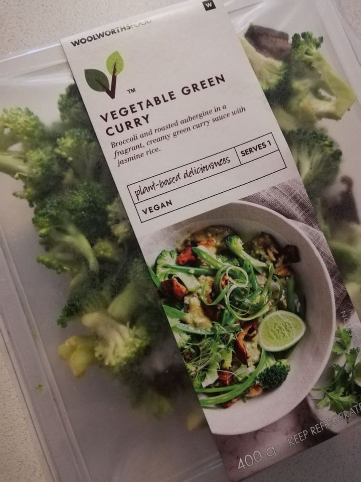 photo of Woolworths Food Vegetable Green Curry shared by @mariska on  12 Apr 2020 - review