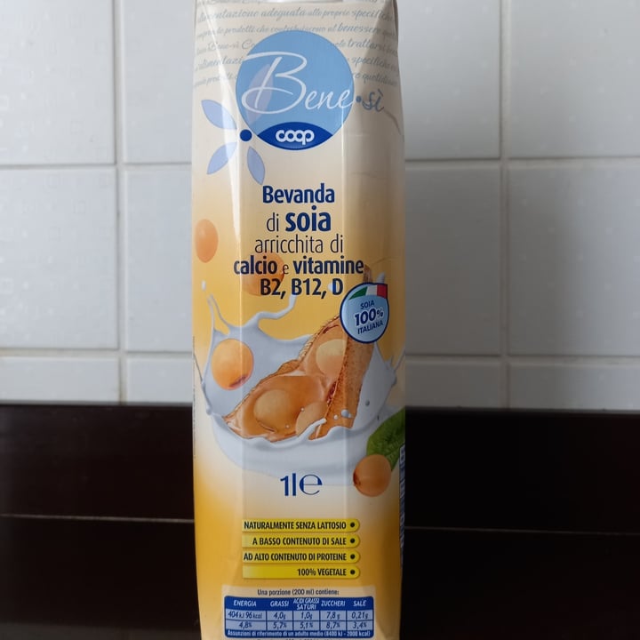 review photo of Bene.Si coop Bevanda di soia arricchita di Calcio e vitamine B2, B12, D shared by @agned99 on 17 Mar 2022 - review