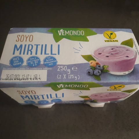 yogurt al mirtillo