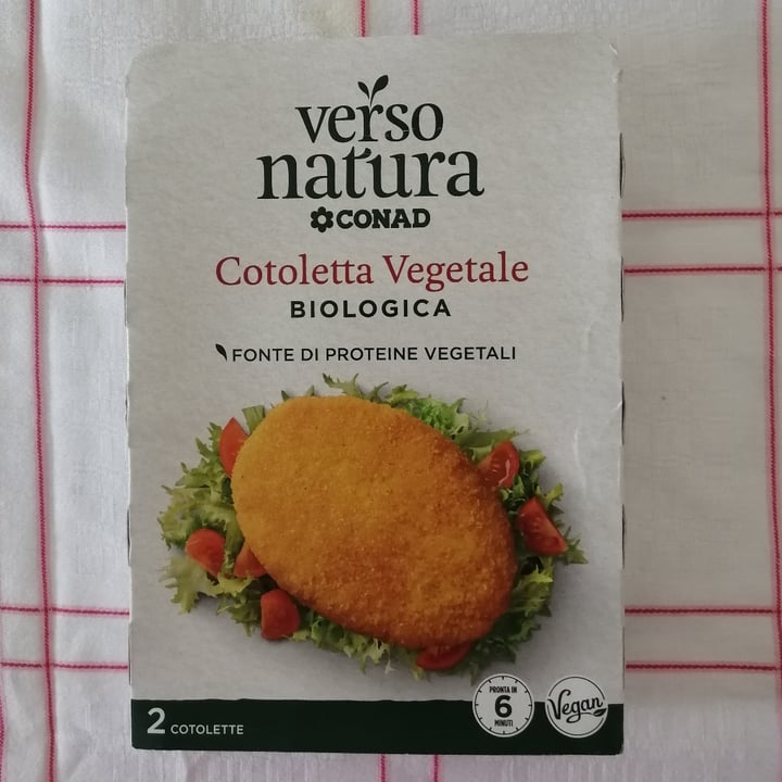 photo of Verso Natura Conad Veg Cotoletta Vegetale Biologica shared by @patheimathos on  16 Sep 2022 - review