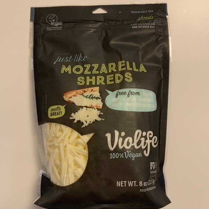 photo of Violife Mozzarella Shreds shared by @melimohr on  31 Dec 2020 - review