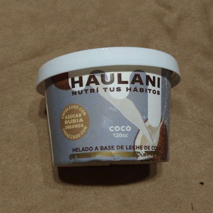 review photo of Haulani Helado Sabor Coco shared by @tatianavegana on 22 Feb 2021 - review