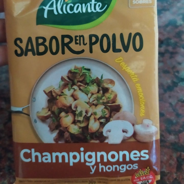 review photo of Alicante Sabor en Polvo Champignones y Hongos shared by @martinamilagros on 16 Nov 2022 - review