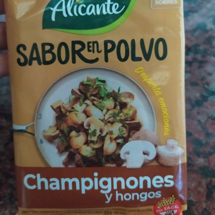 photo of Alicante Sabor en Polvo Champignones y Hongos shared by @martinamilagros on  16 Nov 2022 - review