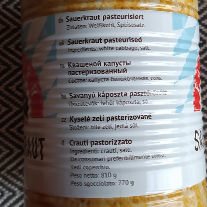 photo of Fischer Sauerkraut shared by @maple15 on  04 Dec 2022 - review