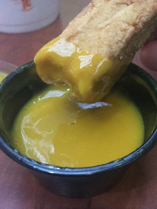 Foto del plato “Agave mustard”