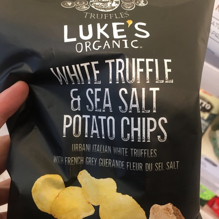 photo of Luke’s Organic White truffle and sea salt potato chips shared by @allergictomeat on  27 Jun 2020 - review