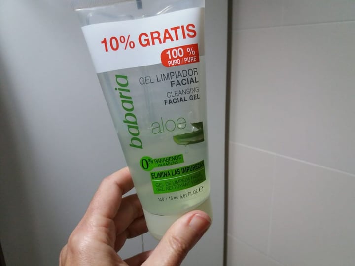 photo of Babaria Bio  Gel limpiador facial shared by @marapenya77 on  22 Jan 2020 - review