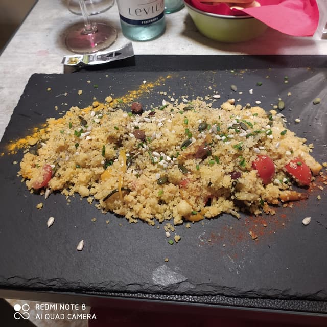 Foto do prato “Cous Cous Misto di Sapori.”