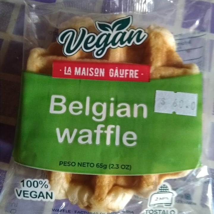 photo of La Maison Gáufre Belgian Waffle shared by @natyvegan on  23 Dec 2020 - review