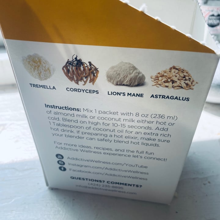 review photo of Addictive Wellness Caramel elixir blend shared by @sarahfes on 05 May 2020 - review