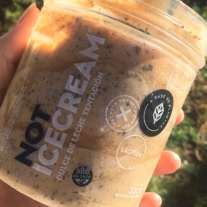 review photo of NotCo Not Icecream Dulce de Leche TentaciĂłn shared by @luzvegana on 04 Dec 2020 - review
