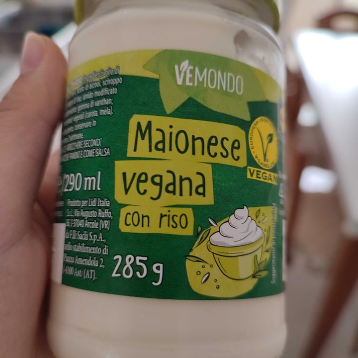 photo of Vemondo  Maionese Vegana con Riso shared by @kateveg on  07 Jul 2022 - review