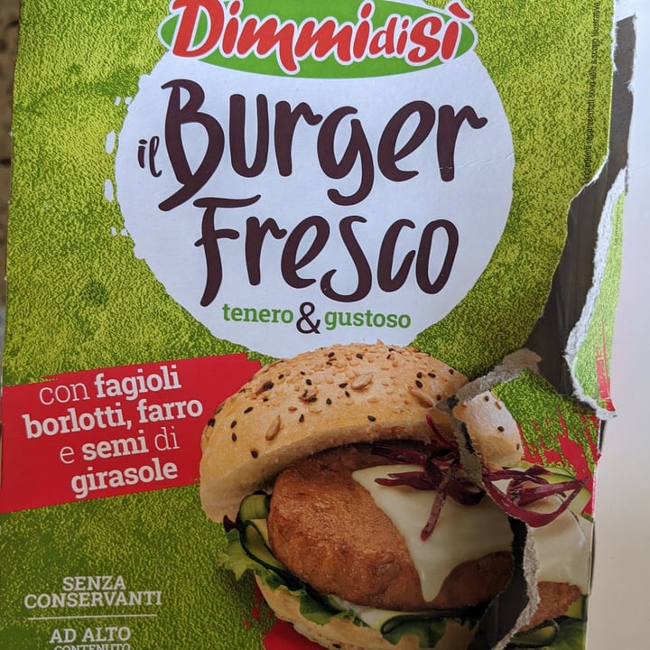 photo of Dimmidisi Burger con fagioli, farro e semi di girasole shared by @acciuga on  14 Dec 2021 - review