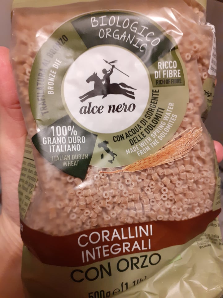 photo of Alce Nero Corallini integrali con orzo shared by @serenapd on  10 Apr 2022 - review