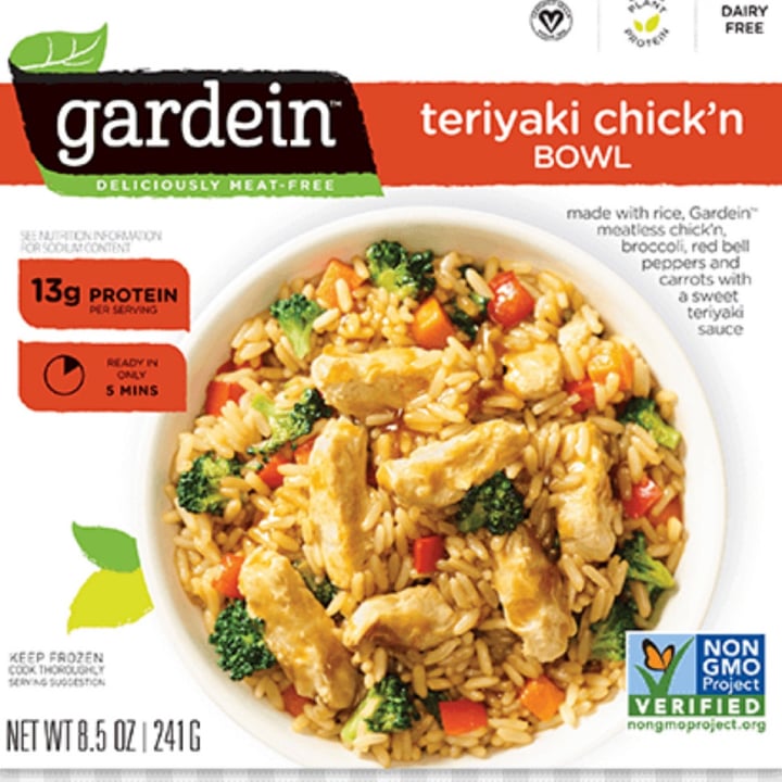 photo of Gardein Teriyaki Chick’n Bowl shared by @veganlyssa on  11 Apr 2021 - review