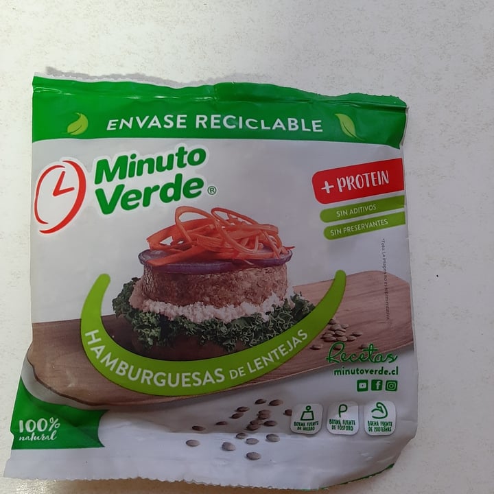 review photo of Minuto verde Hamburguesas de Lentejas shared by @pepa on 21 Aug 2020 - review