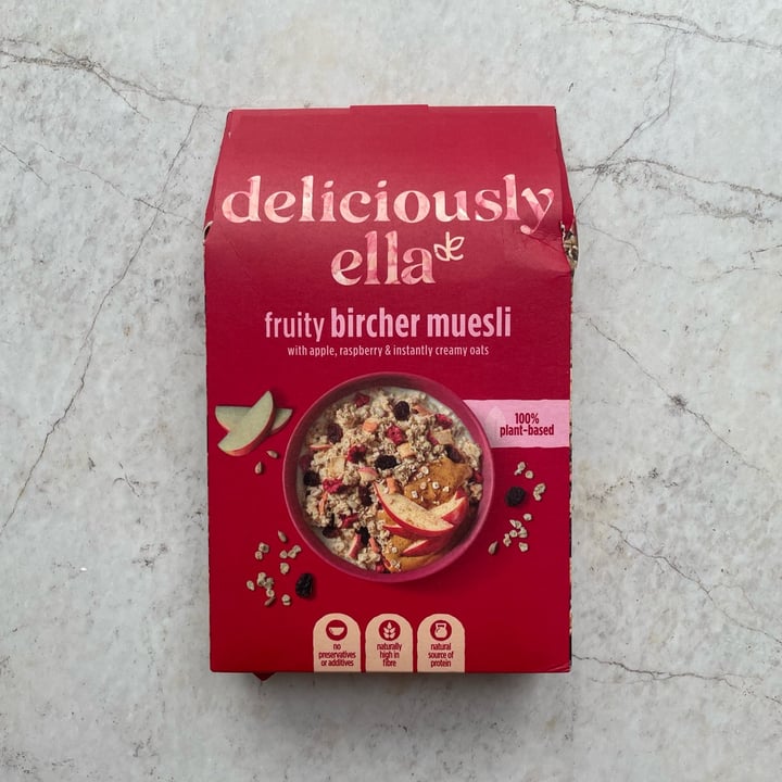 photo of Deliciously Ella Fruity bircher muesli shared by @earthlinged on  20 Nov 2022 - review
