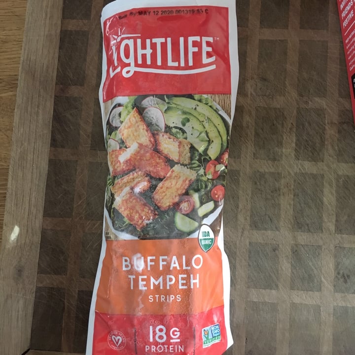 review photo of Lightlife Buffalo Tempeh Strip shared by @heartwoodhaven on 30 Apr 2020 - review