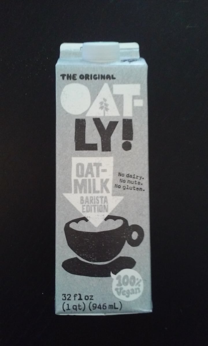 photo of Oatly Oat Drink Barista Edition  shared by @steveerlsten on  27 Dec 2019 - review