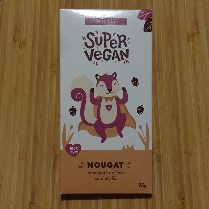 photo of Super Vegan Barra de Chocolate Nougat shared by @carolserranu on  17 Mar 2022 - review