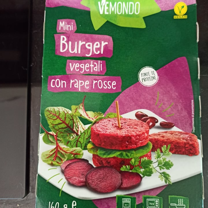 review photo of Vemondo 2 burger con rape rosse shared by @ranran on 09 May 2022 - review