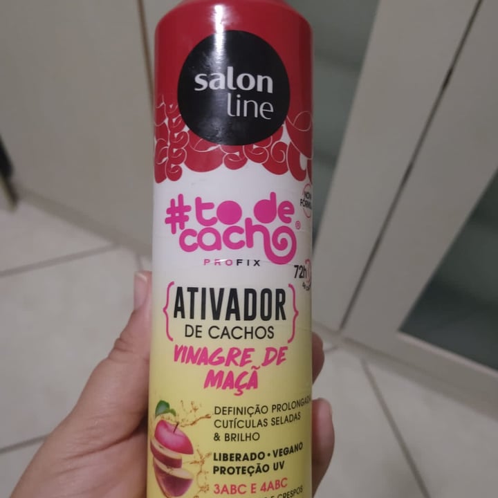photo of Salon line ativador de cachos vinagre De Maçã shared by @andreiamorim on  09 May 2022 - review