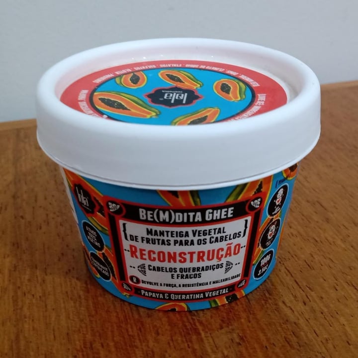 photo of Lola Cosmetics Be(M)Dita Ghee Máscara Reconstrução shared by @giovanaesc on  07 May 2022 - review
