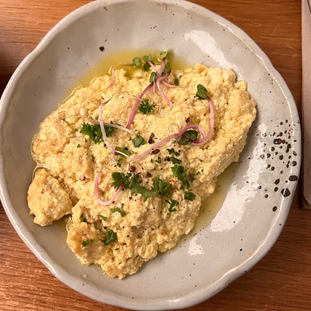 Photo of the dish “silken tofu scramble”