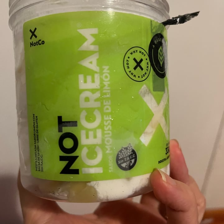 photo of NotCo Not Icecream Mousse de Limón shared by @natescudero on  31 Jan 2022 - review