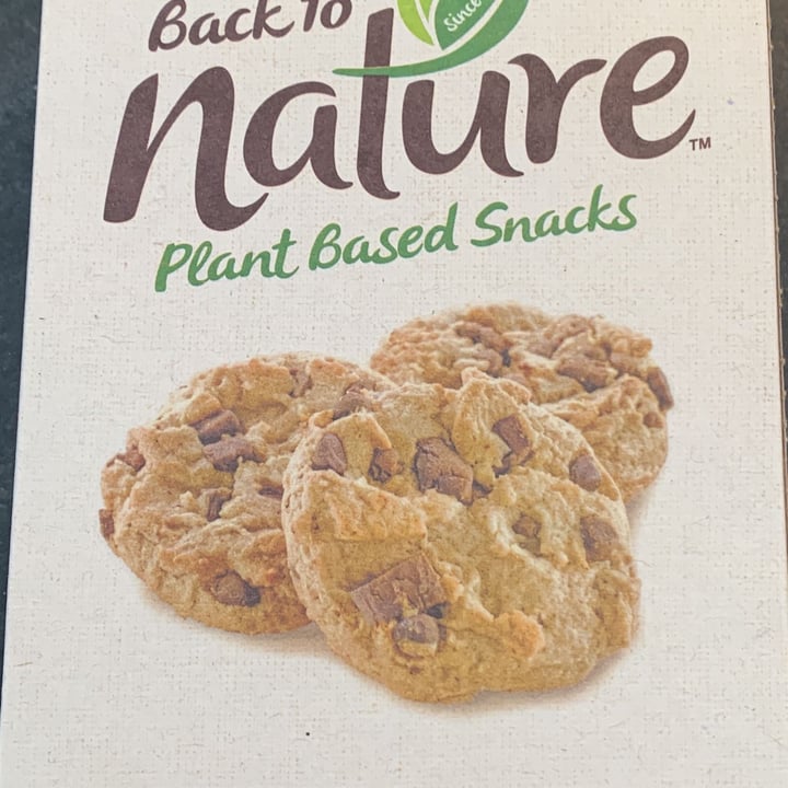 photo of Back to Nature  chocolate chip cookies shared by @newbow on  27 Feb 2022 - review