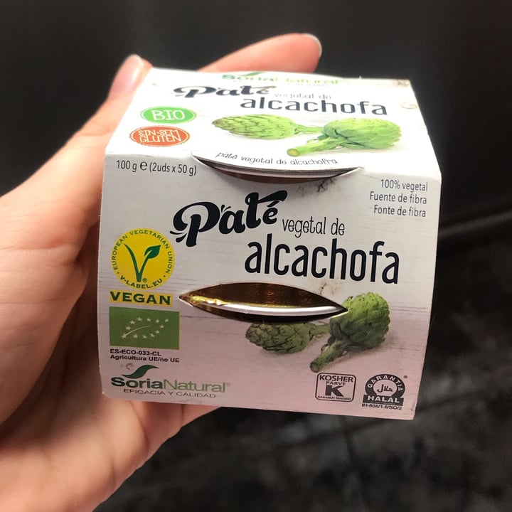 photo of Soria Natural Paté de alcachofa shared by @ssipaneka on  02 Oct 2021 - review