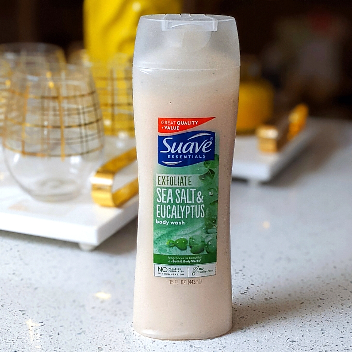 Suave Sea Salt & Eucalyptus Exfoliating Body Wash Reviews abillion