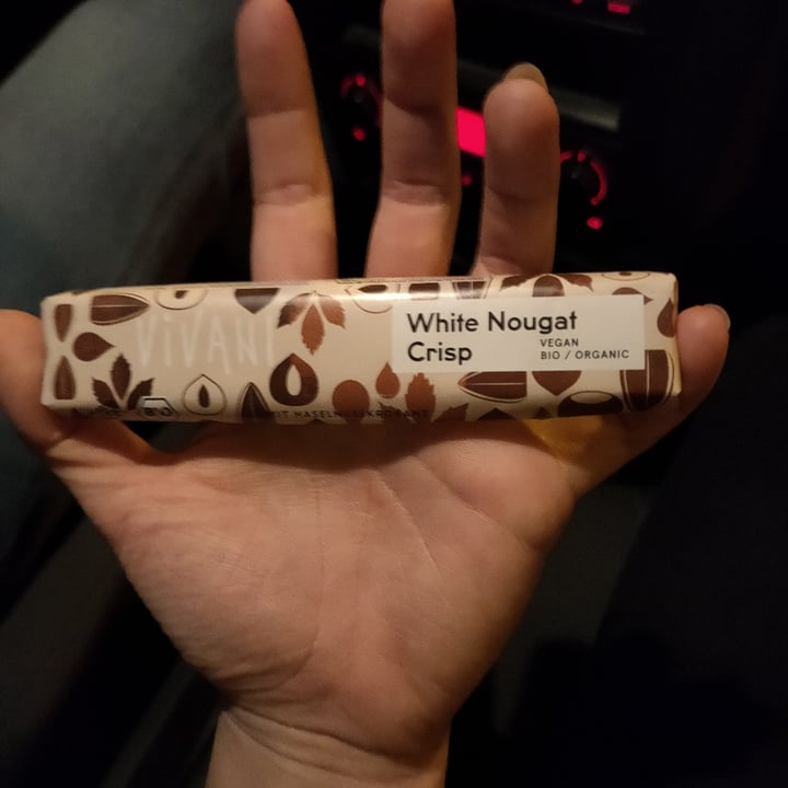 photo of Vivani Chocolate White Nougat Crisp shared by @lunafernandez on  26 May 2021 - review