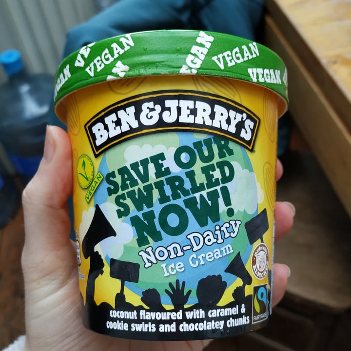 photo of Ben & Jerry's Save Our Swirled Now! Non-Dairy Ice Cream shared by @catsronaut on  24 Jan 2021 - review