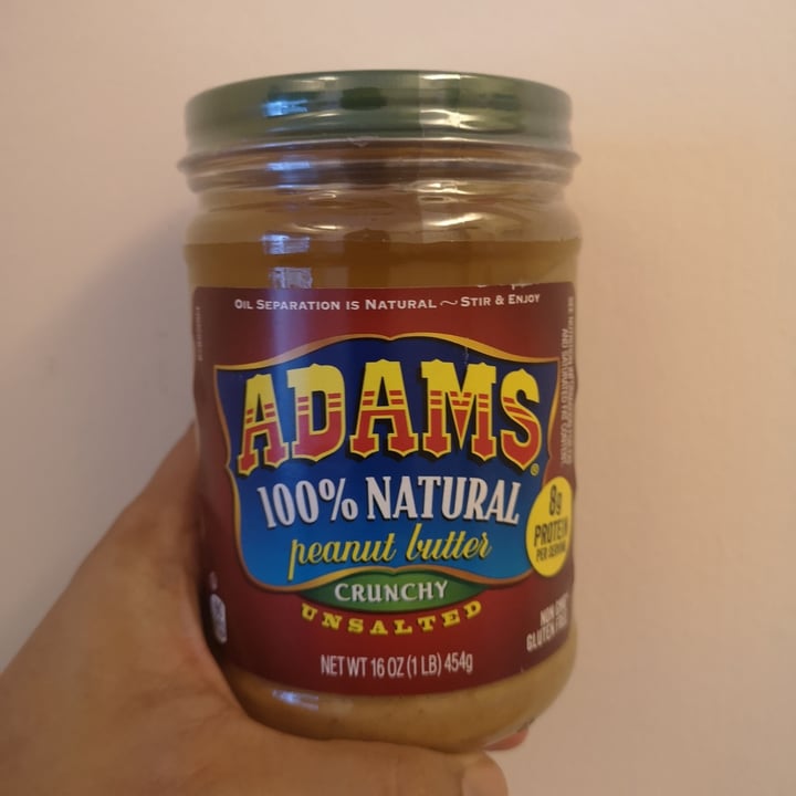 photo of Adams Natural Crunchy Peanut Butter - Unsalted shared by @raffymabanag on  05 Oct 2020 - review