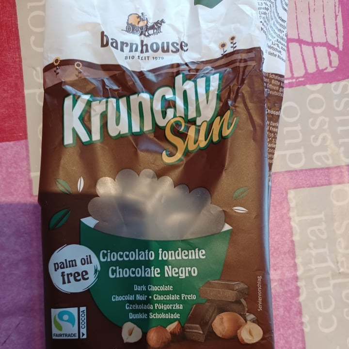photo of Barnhouse Krunchy Sun Cioccolato Fondente Nero shared by @melpomene75 on  17 Mar 2022 - review