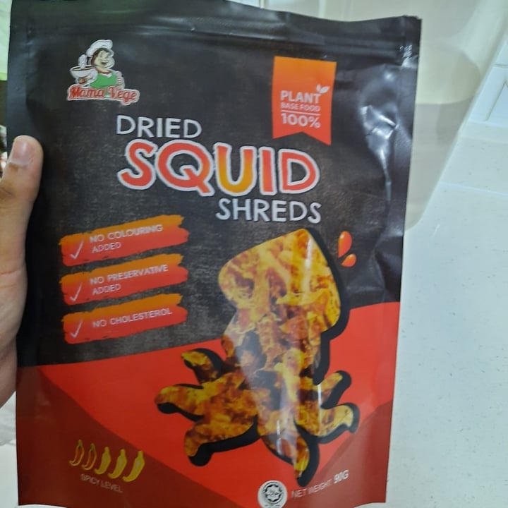 photo of Mama Vege Dried Squid Shreds shared by @marianelson on  18 Feb 2022 - review