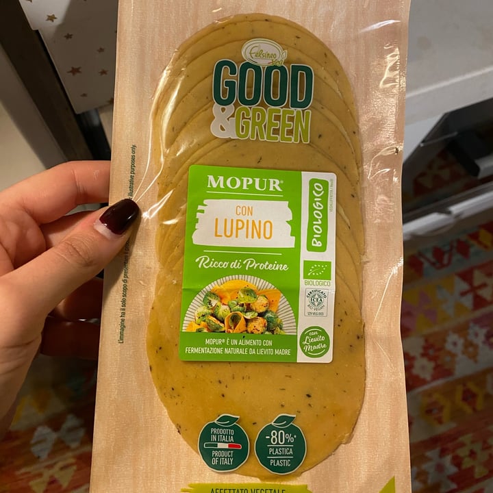 photo of Good & Green Affettato vegetale di lupino shared by @robertaintrona on  29 Mar 2022 - review