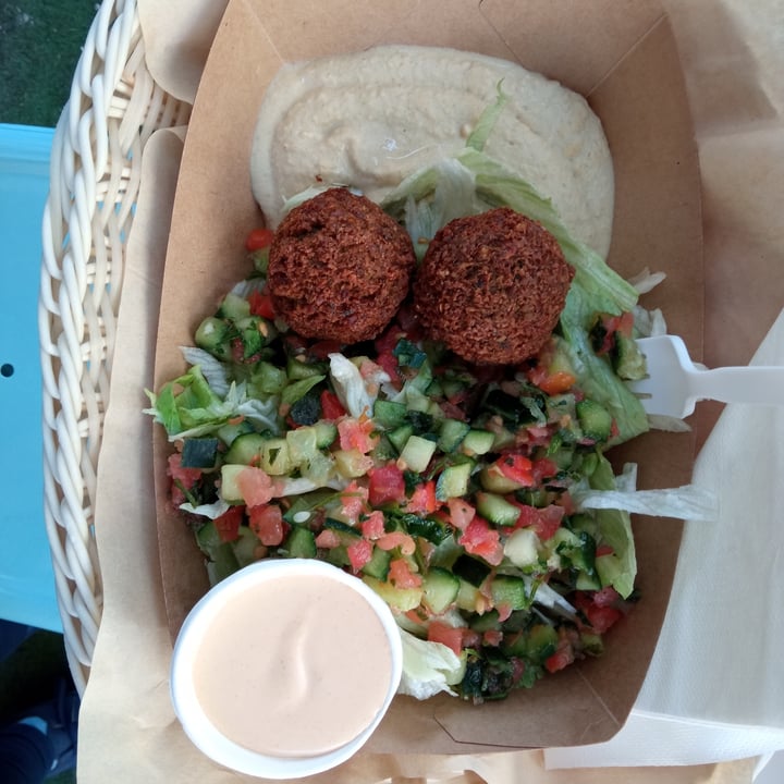 photo of NUN Taste of Middle East Insalata con Falafel shared by @morganafregonese on  16 Jan 2022 - review