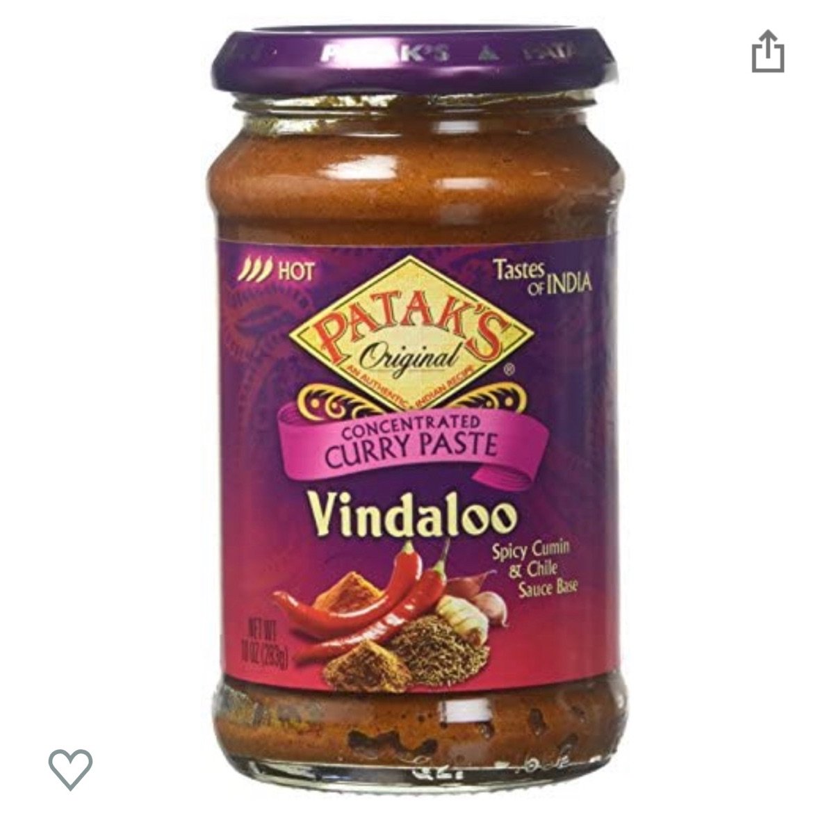 Vindaloo sauce from Patak's - Vegan Product Reviews & Ratings | abillion