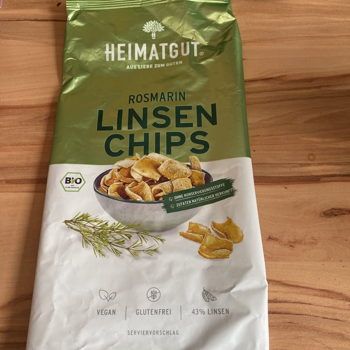 photo of Heimatgut Rosemary Lentil chips shared by @tina38 on  11 Jan 2021 - review