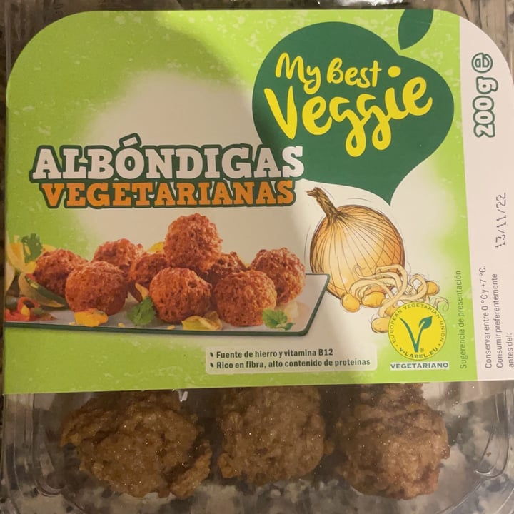 photo of My Best Veggie albondigas vegetarianas shared by @agnene on  02 Nov 2022 - review