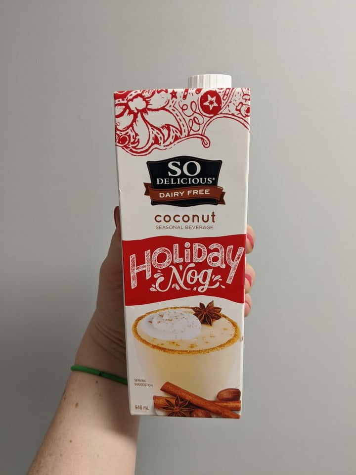 photo of So Delicious Dairy Free Holiday Nog Coconutmilk shared by @goodeats on  30 Dec 2019 - review