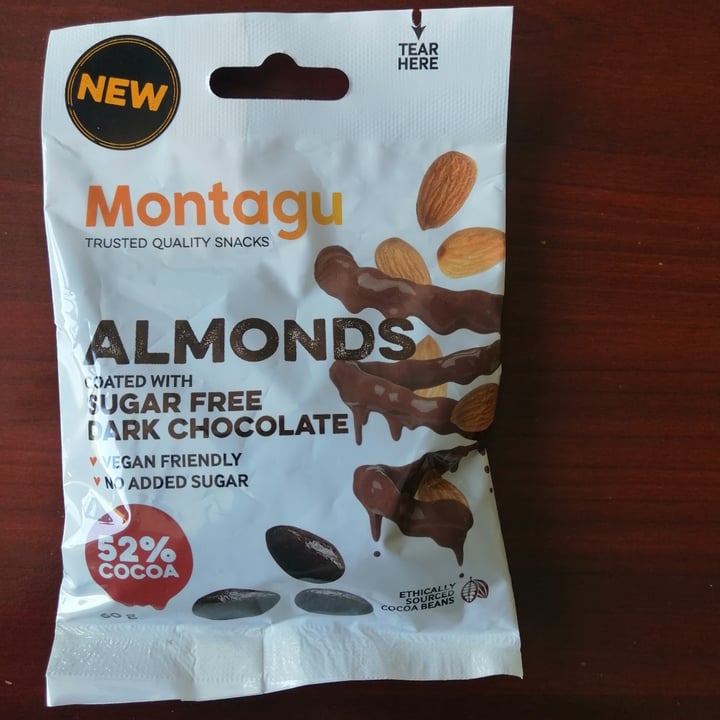 photo of Montagu Almonds coated with sugar free dark chocolate shared by @nicoledupreez on  31 Jan 2022 - review