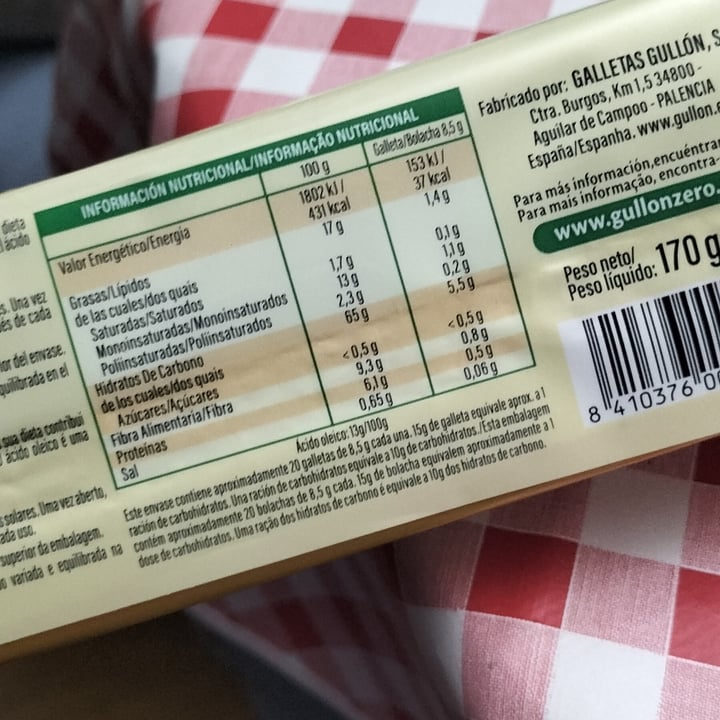 review photo of Gullón Zéro sugar free shared by @annamasana on 18 Apr 2022 - review