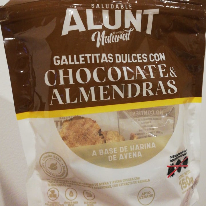 photo of Alunt Natural Galletitas Dulces Con chocolate Y Almendras shared by @agostinamarconi on  15 Mar 2022 - review