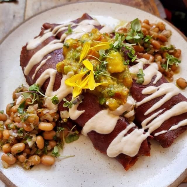 「Burritos de beterraba」の料理の写真