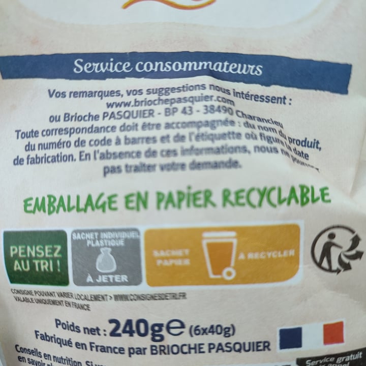 review photo of Brioche Pasquier Briochettes végétales shared by @frenchvegangirl on 27 Feb 2022 - review