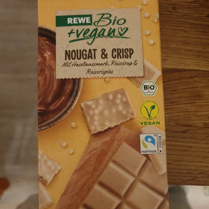 photo of Rewe Bio Nougat & Crisp shared by @taroony on  18 Dec 2021 - review